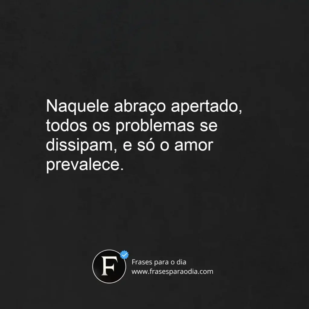 Frases de abraço de mãe