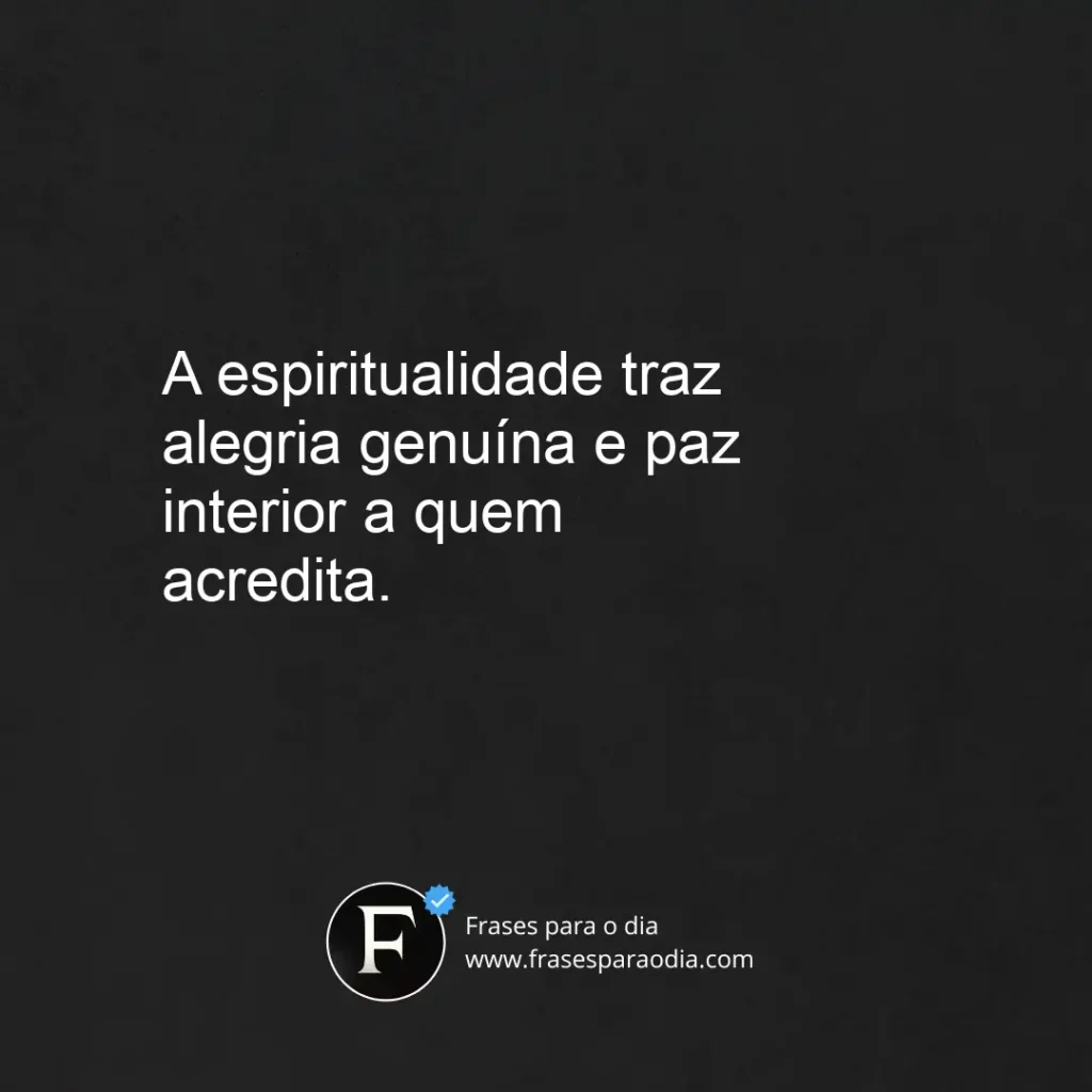 Frases de alegria e fe
