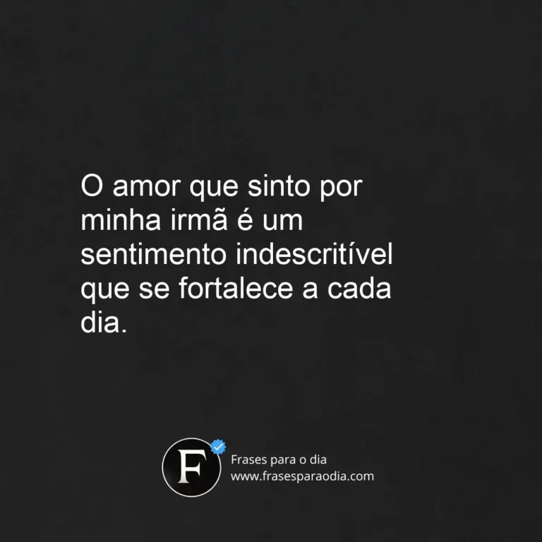 Frases de amor de irmã