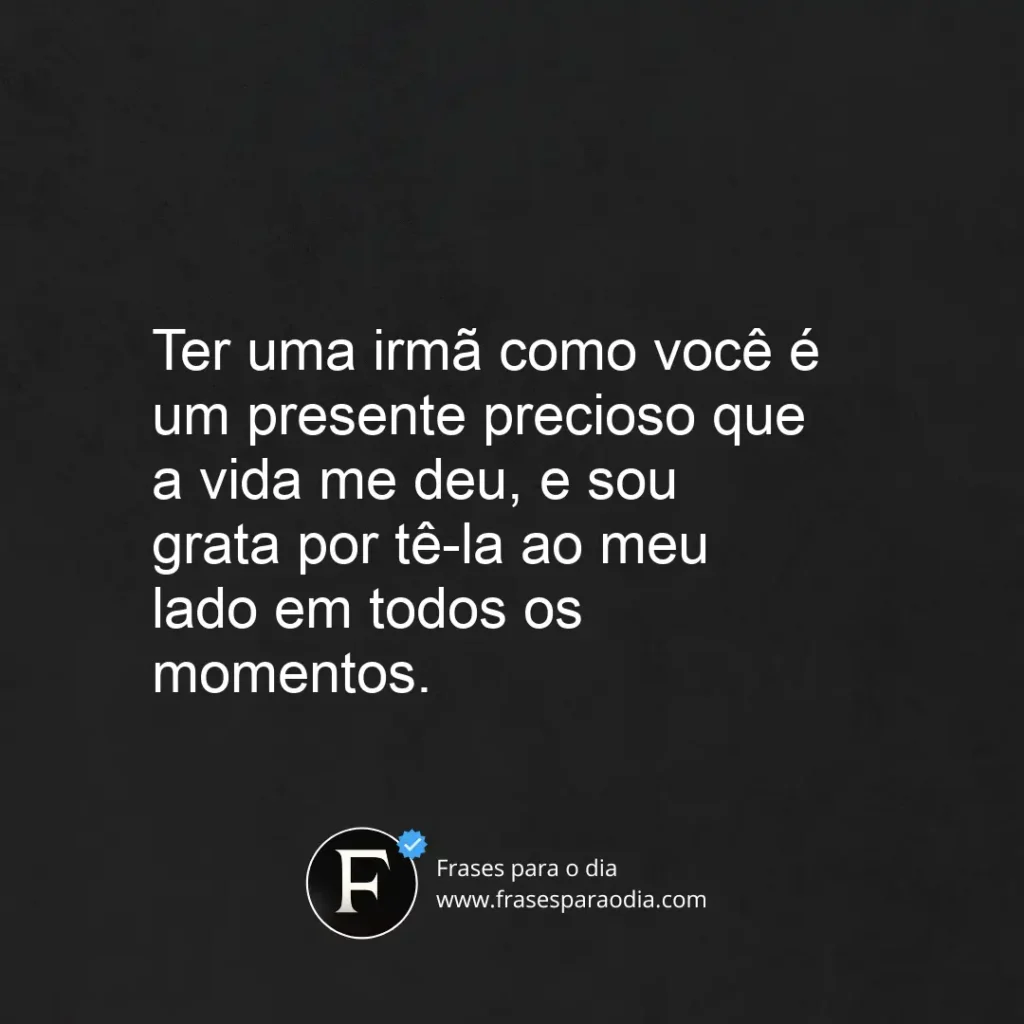 Frases de amor de irmã