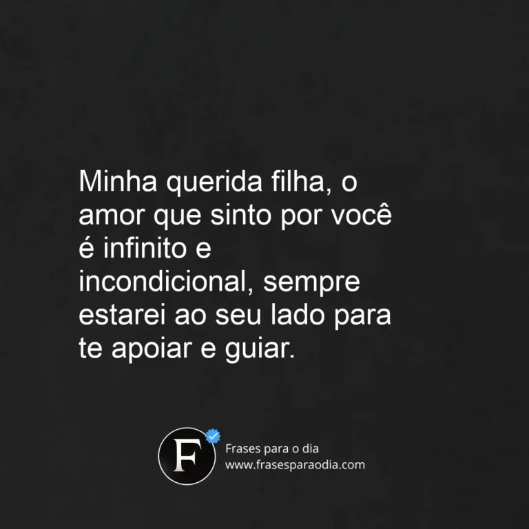 Frases de amor para filha