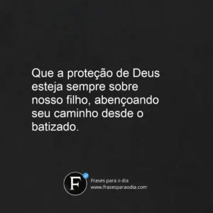 Frases de batizado para filho