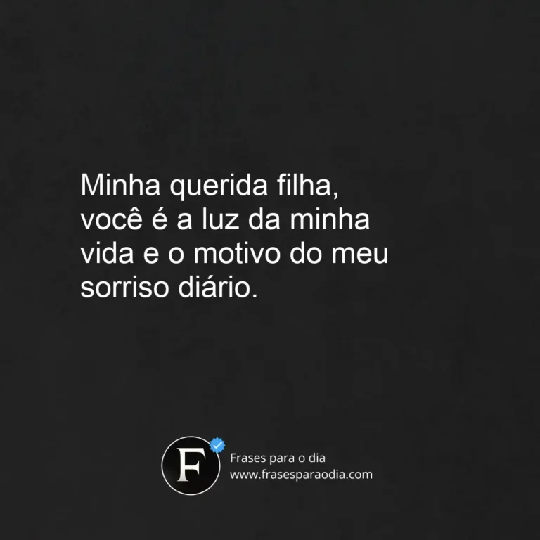Frases de declaração de amor para filha