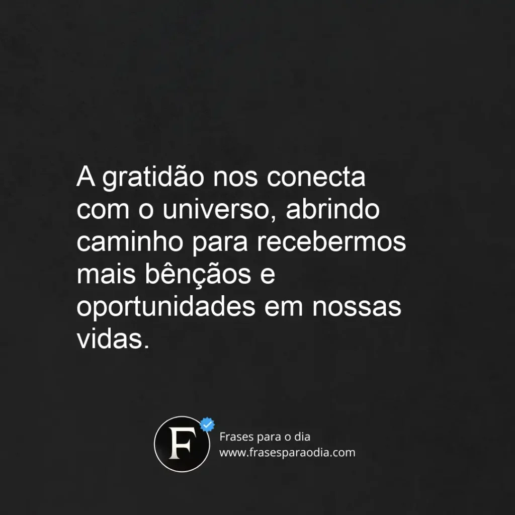 Frases de fe e gratidão