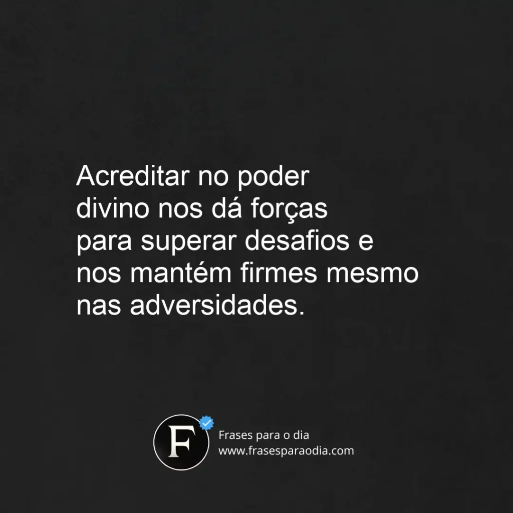 Frases de fe em deus