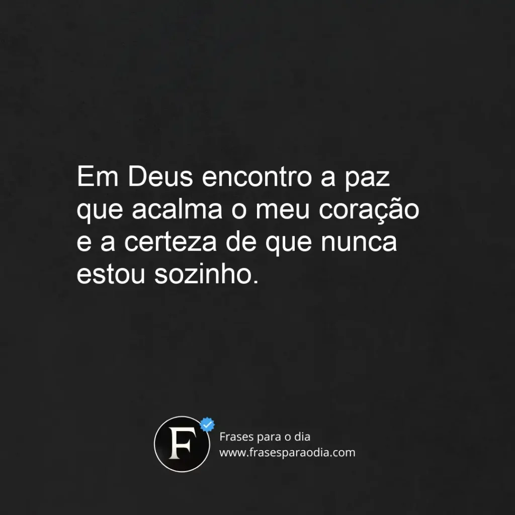 Frases de fe em deus