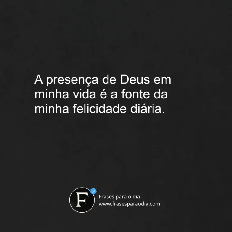 Frases de felicidade com deus