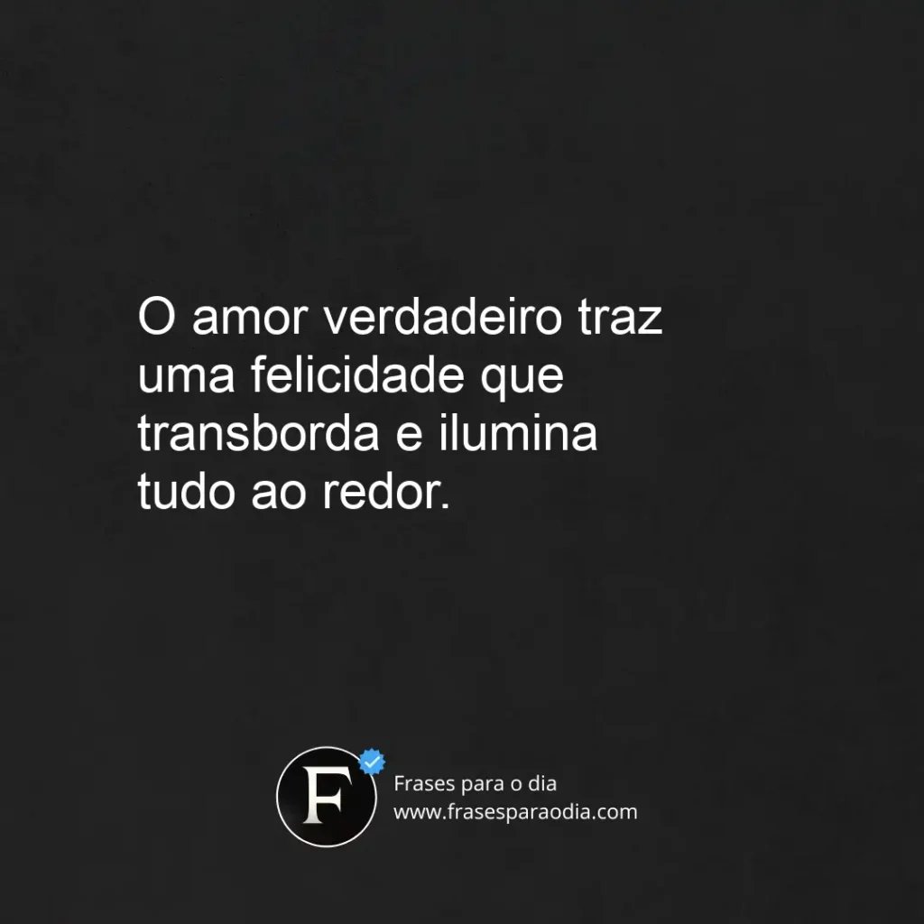 Frases de felicidade no amor