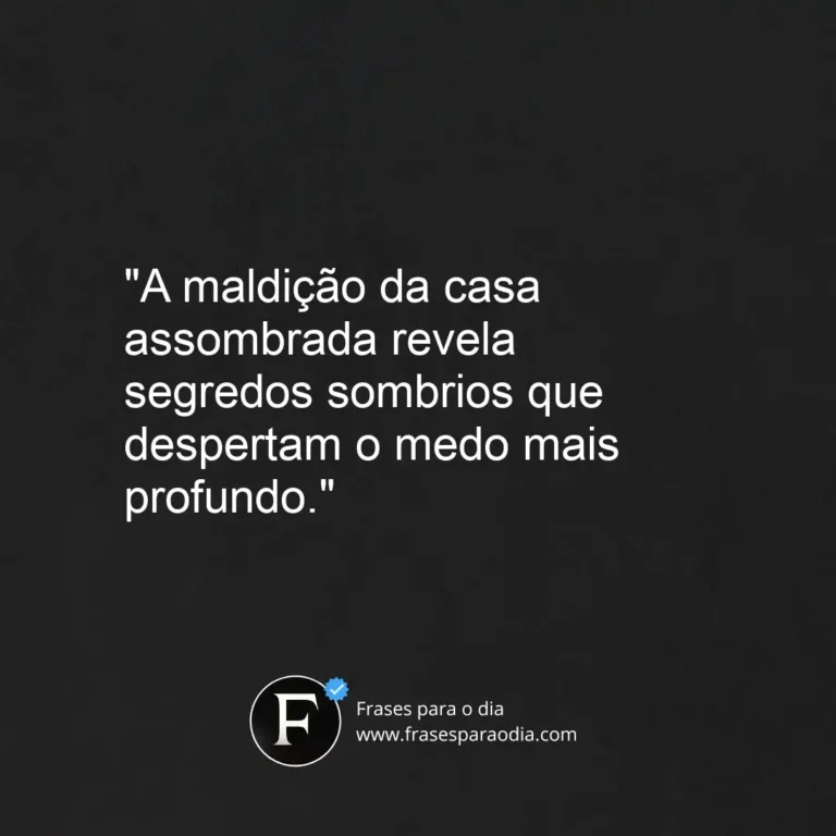 Frases de filmês de terror