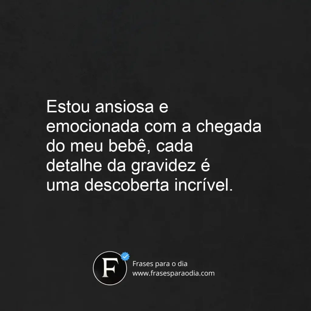 Frases de gravidas de primeira viagem