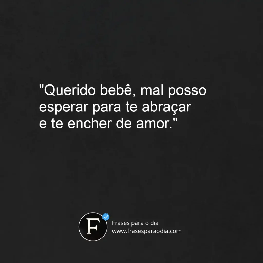 Frases de mãe para bebe na barriga