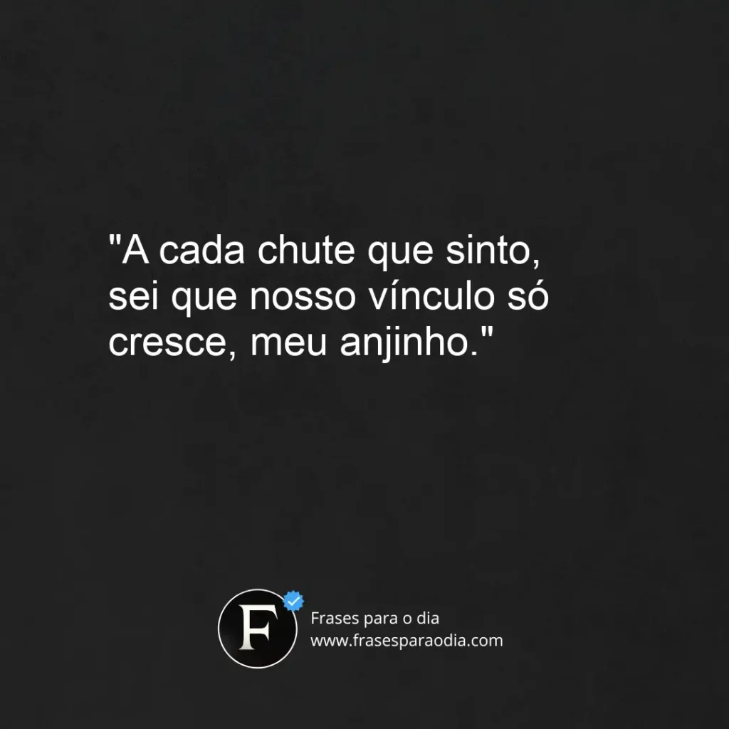 Frases de mãe para bebe na barriga