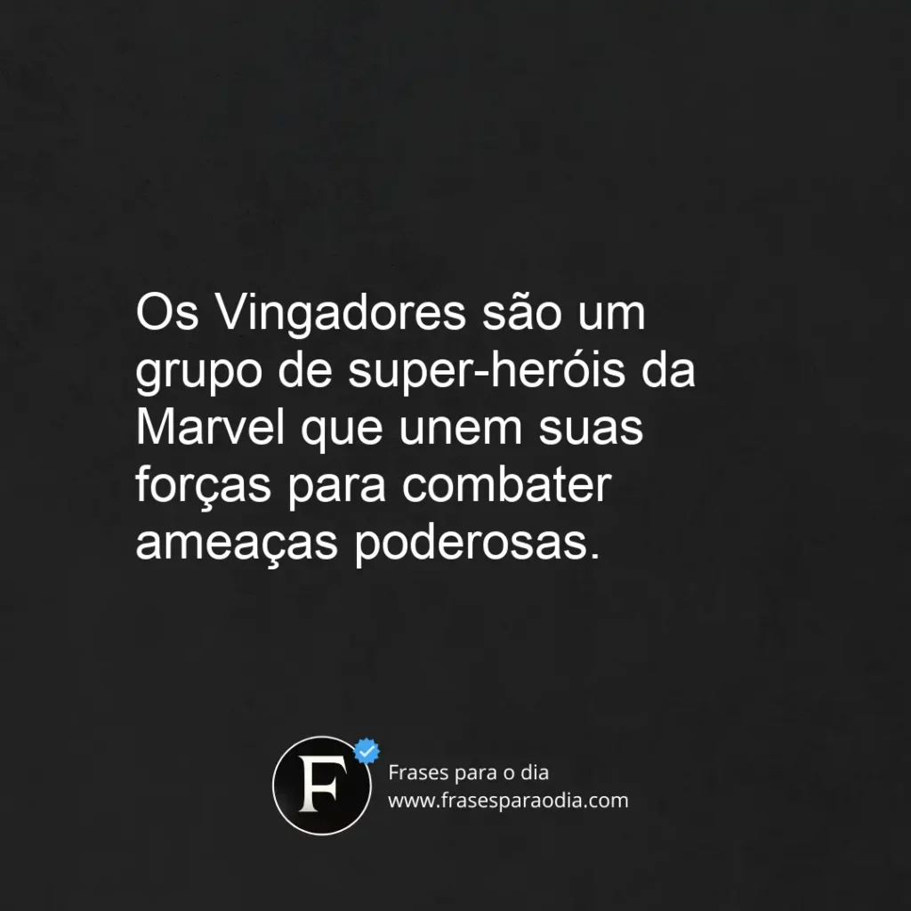 Frases de os vingadores