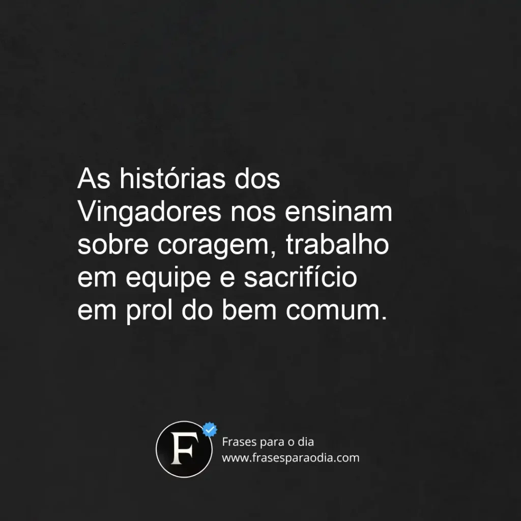 Frases de os vingadores