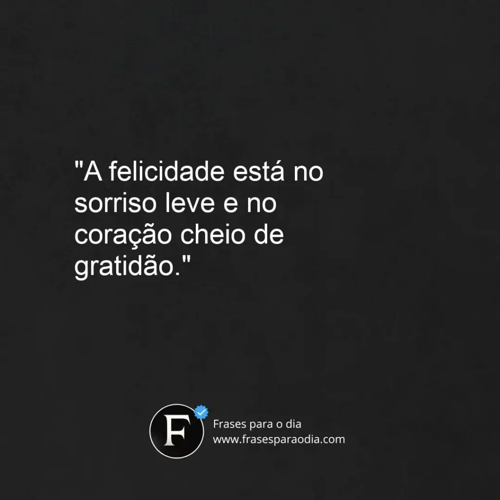 Frases de pessoas felizes