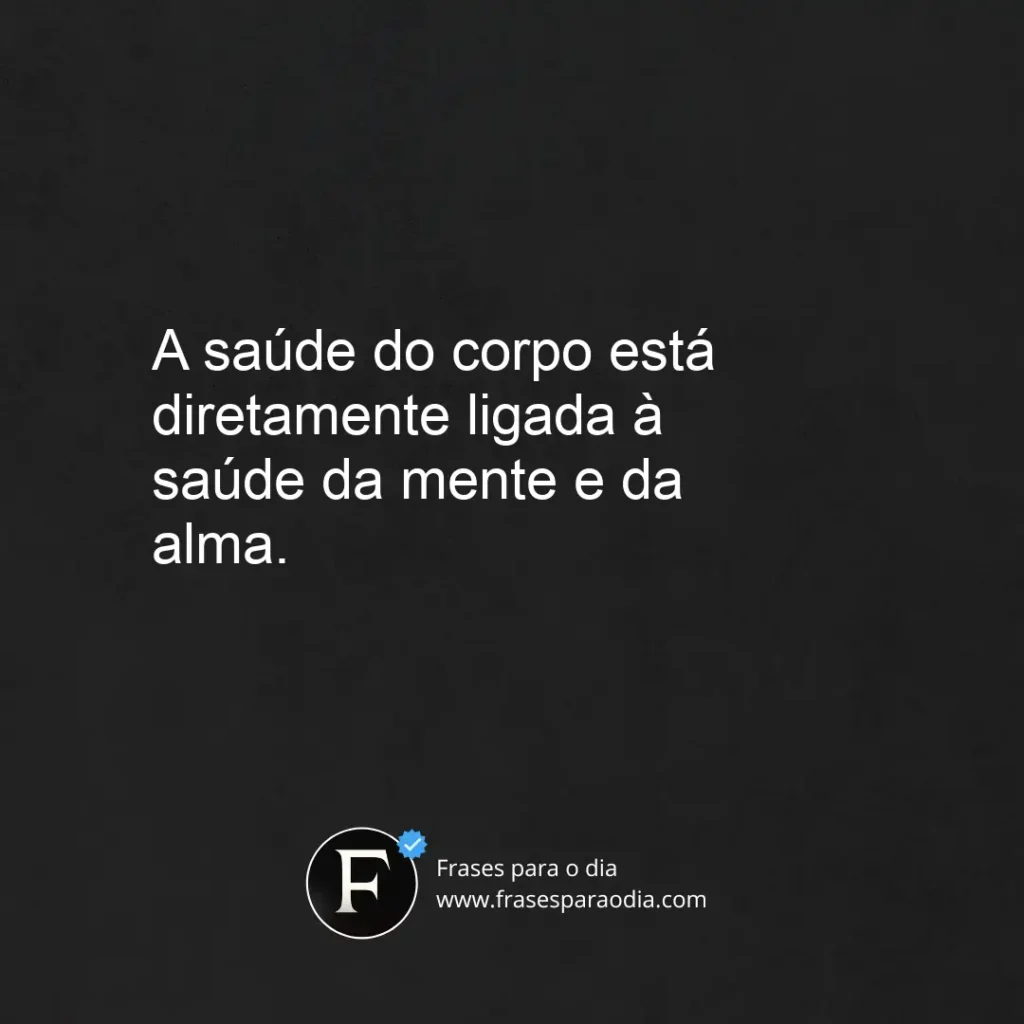 Frases de saúde e fe