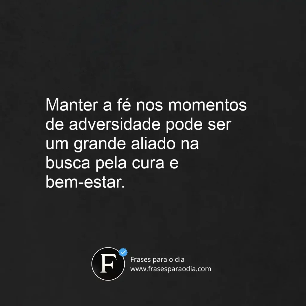 Frases de saúde e fe