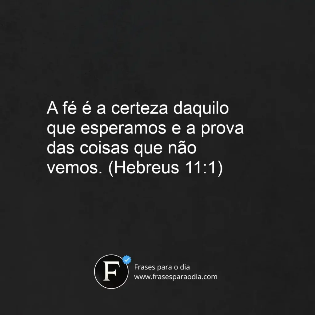 Frases de versiculos sobre fe