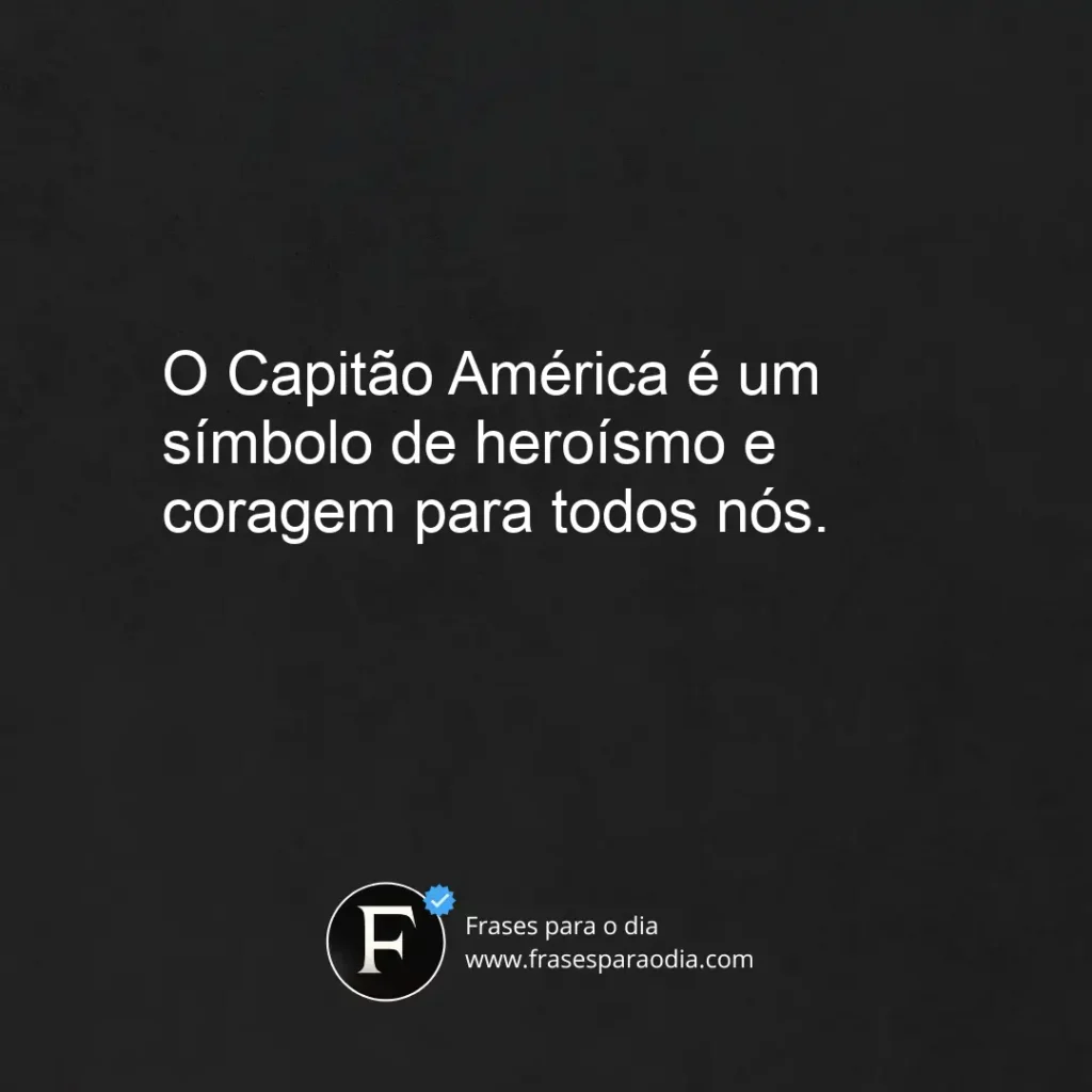 Frases do capitão america