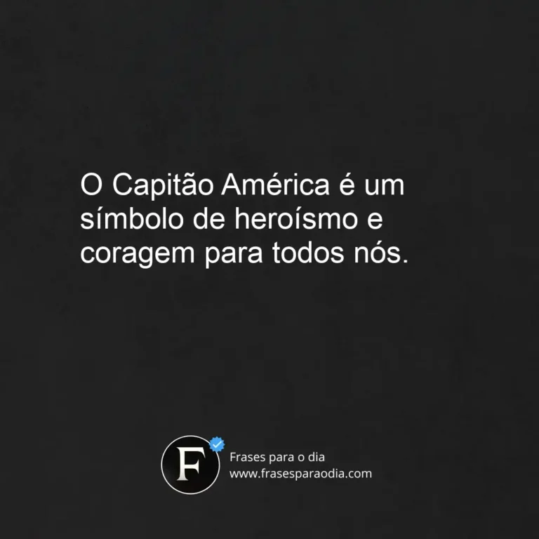 Frases do capitão america