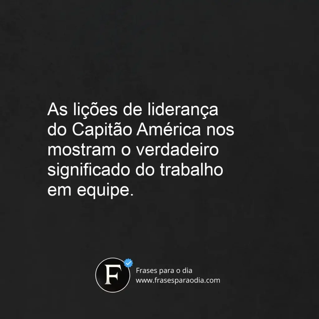 Frases do capitão america