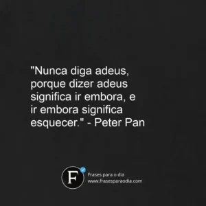 Frases do peter pan