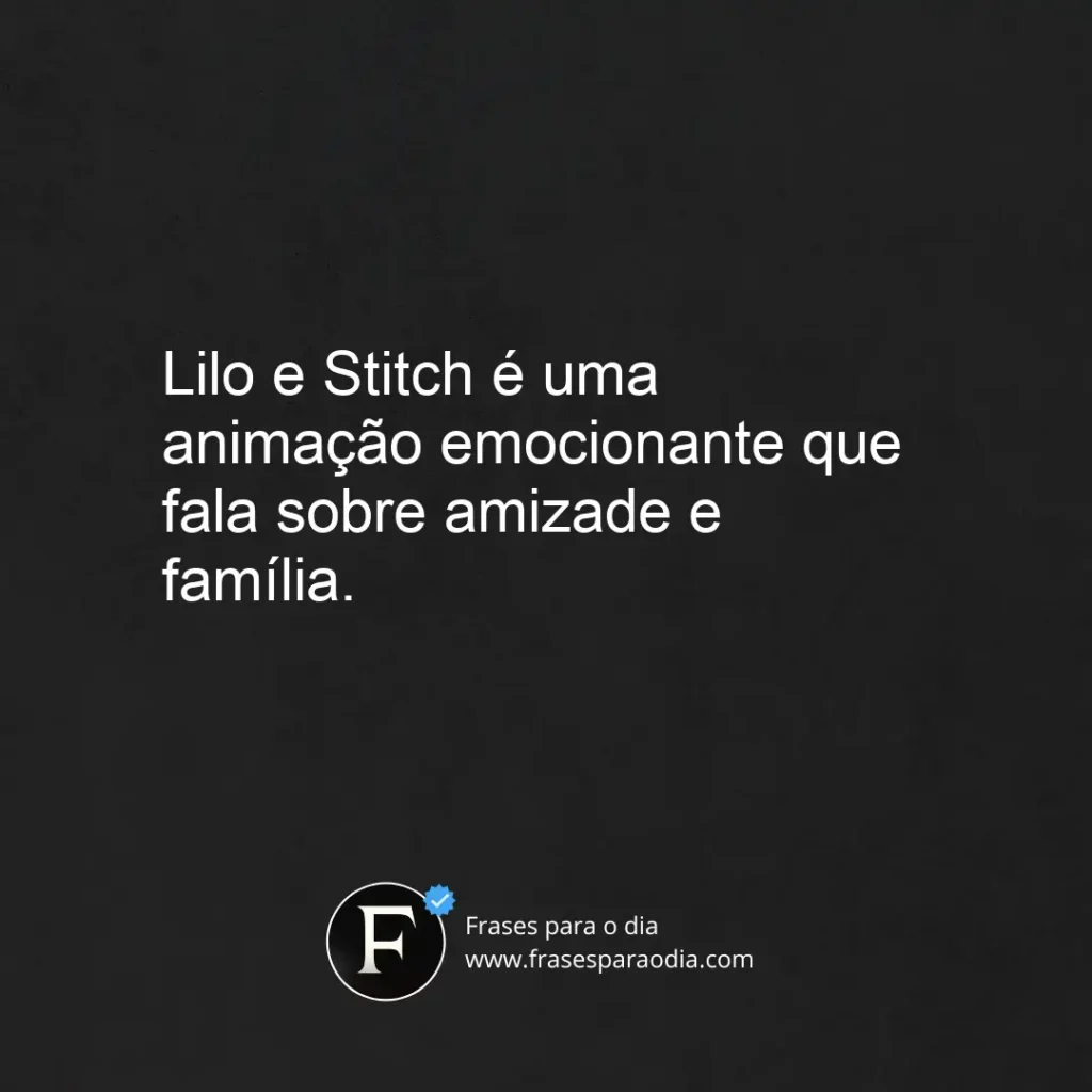 Frases lilo e stitch