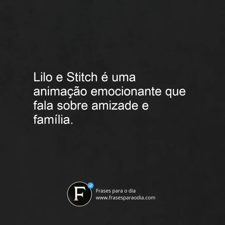 Frases lilo e stitch