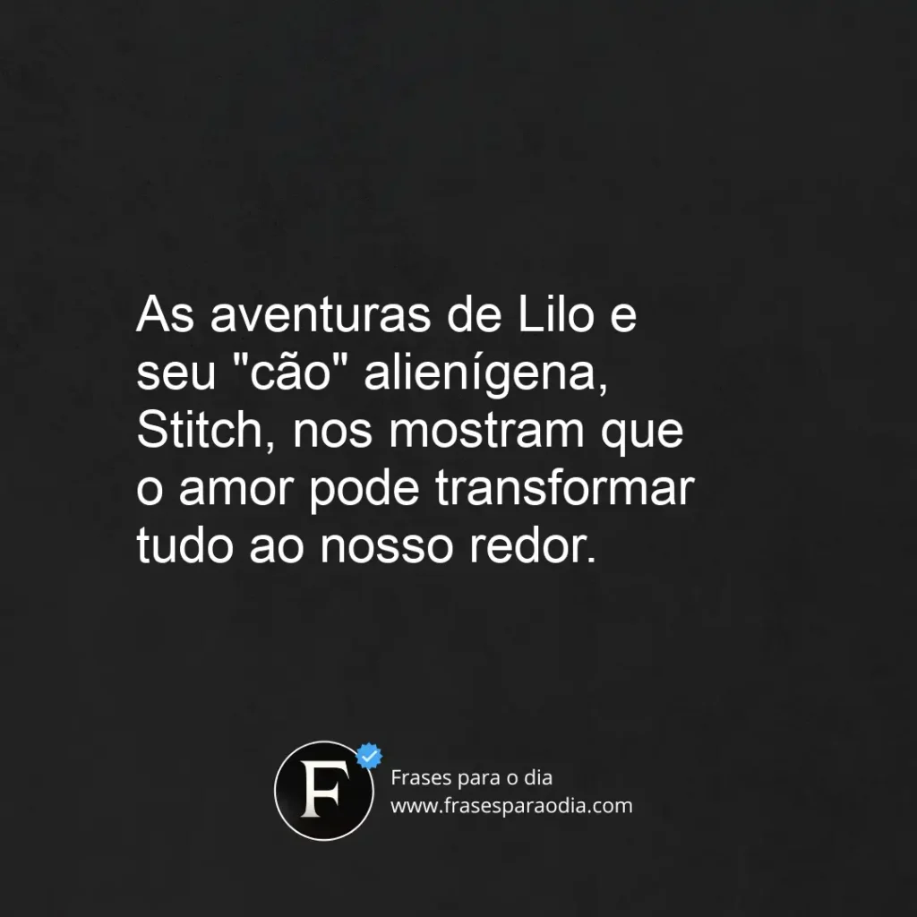 Frases lilo e stitch