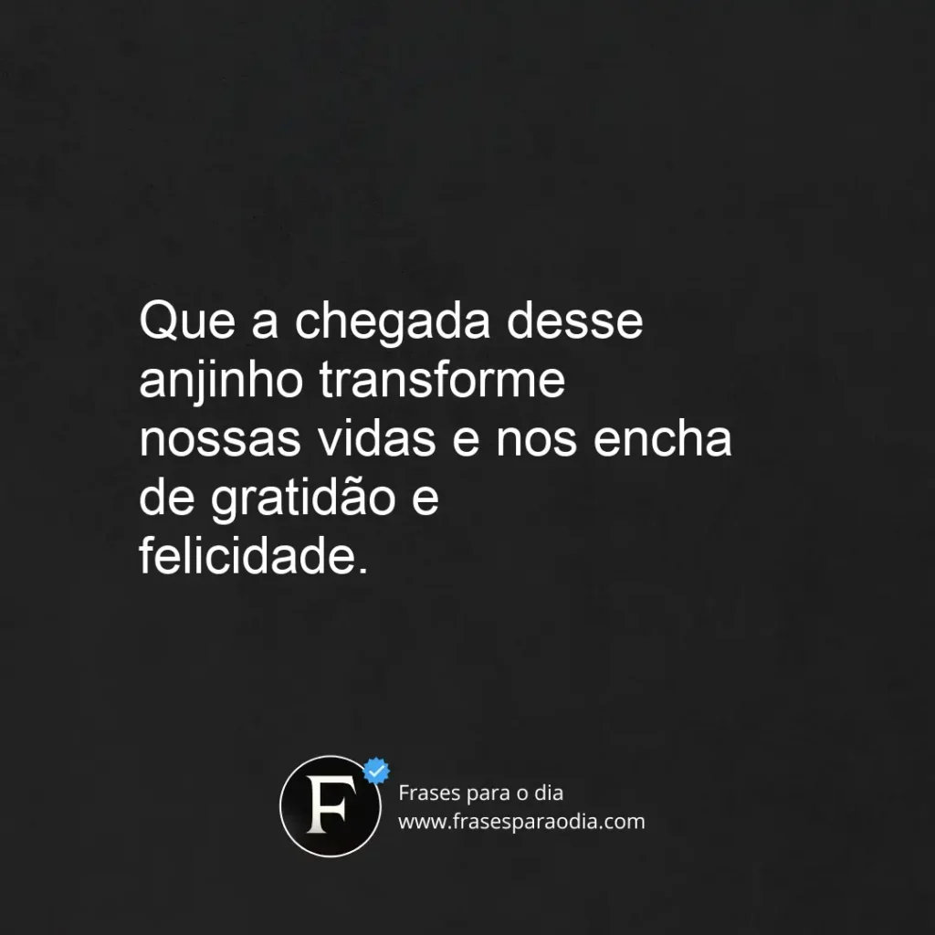 Frases para bebe que vai nascer
