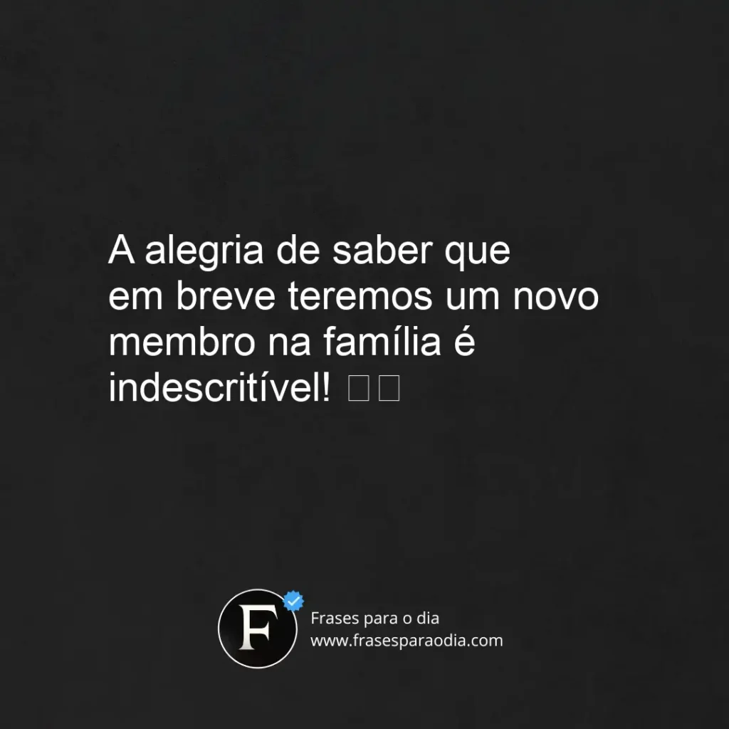 Frases para chá revelação