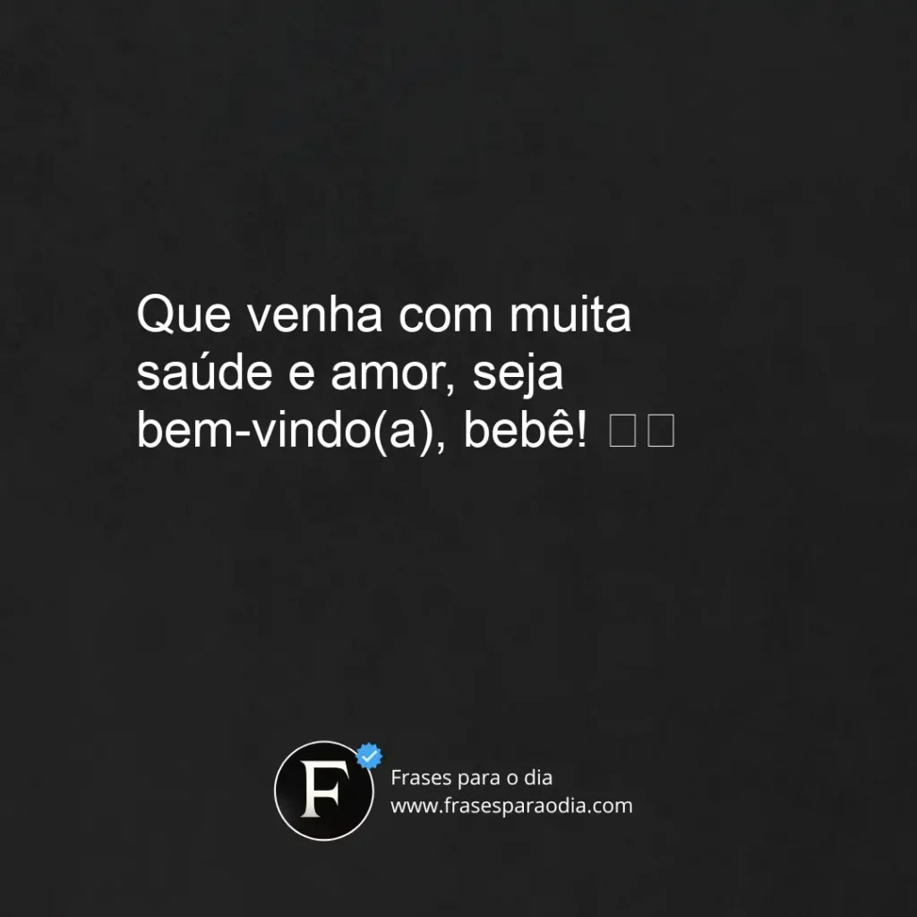 Frases para chá revelação