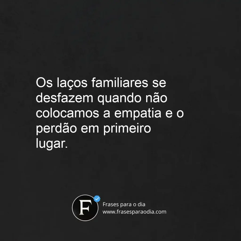 Frases para familia desunida
