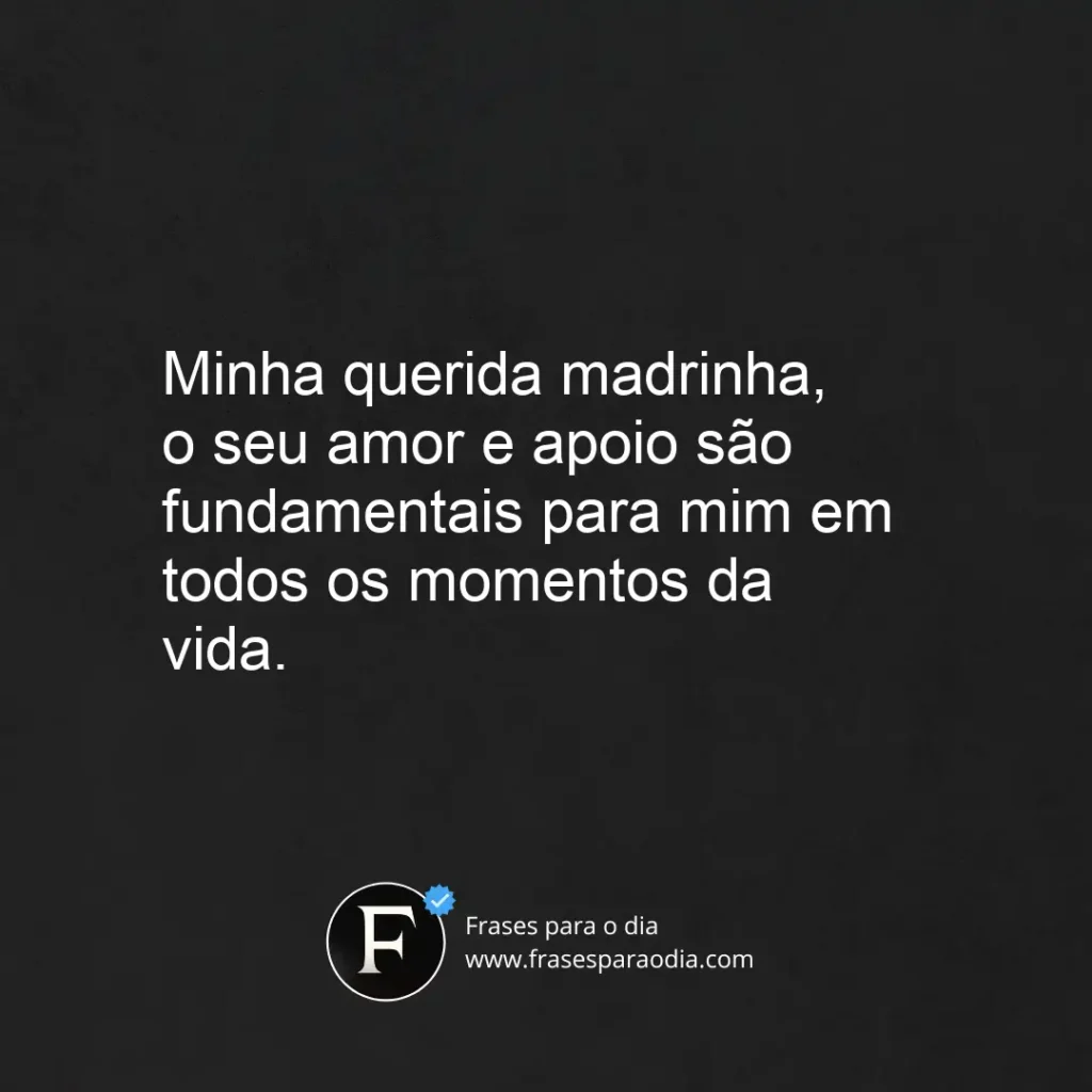 Frases para madrinha