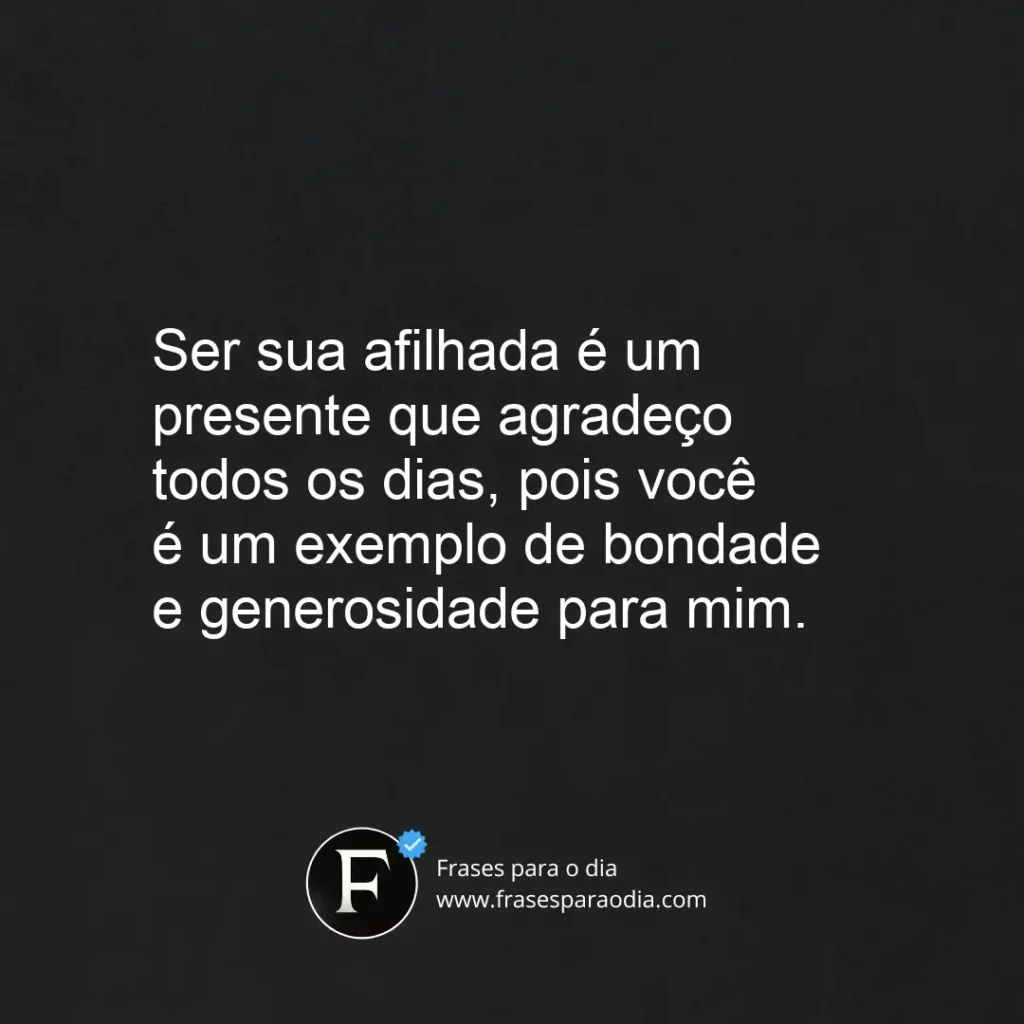 Frases para madrinha