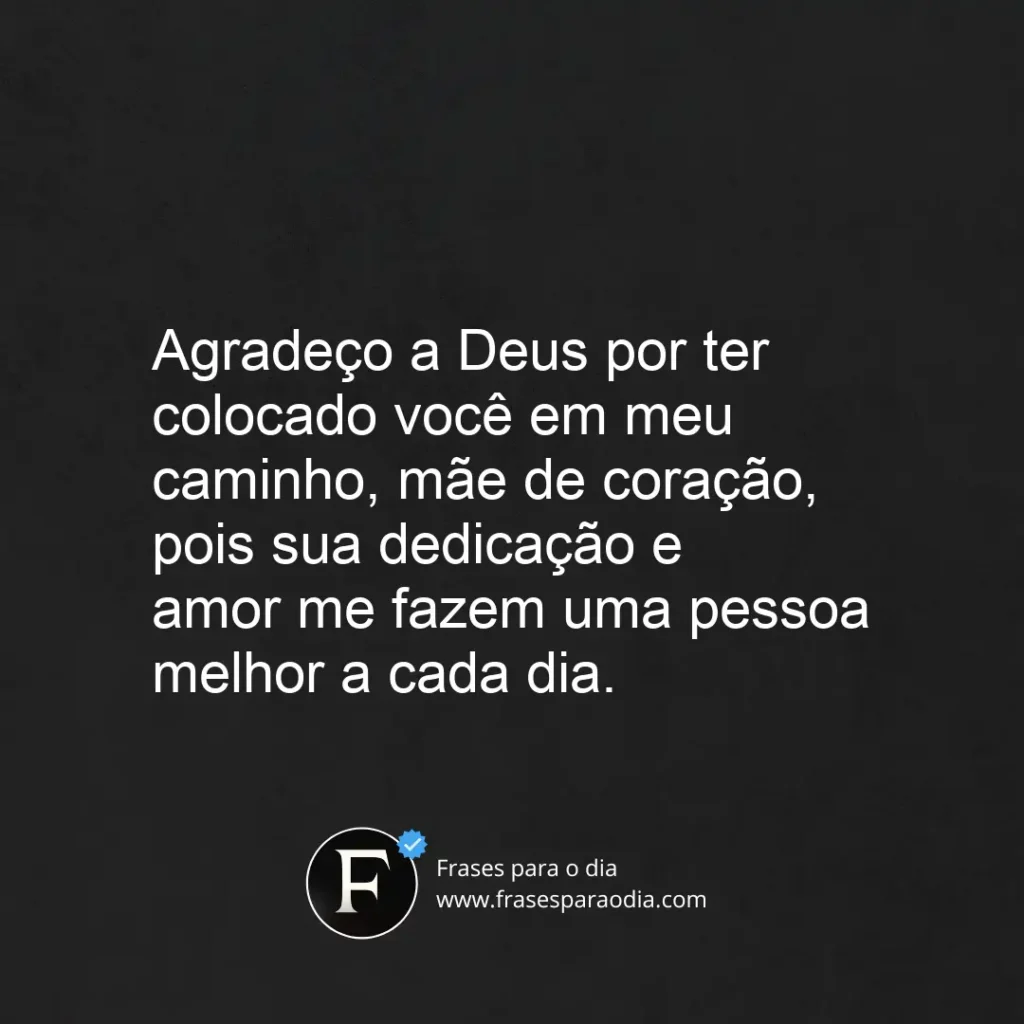 Frases para mãe de coração