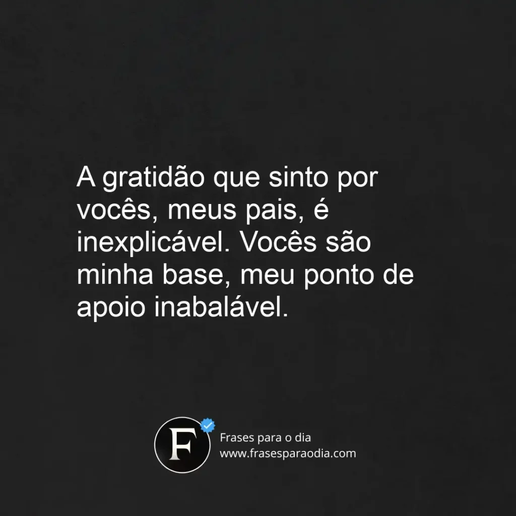 Frases para pai e mãe
