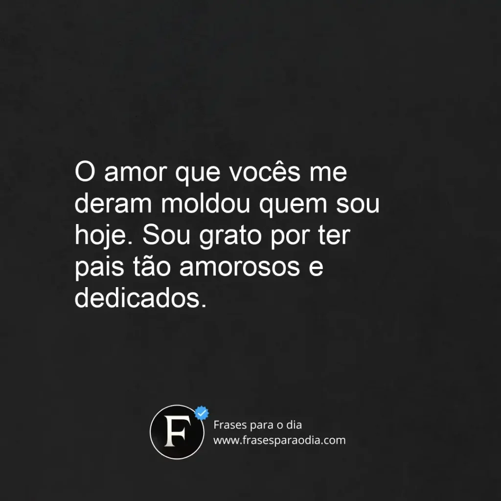 Frases para pai e mãe