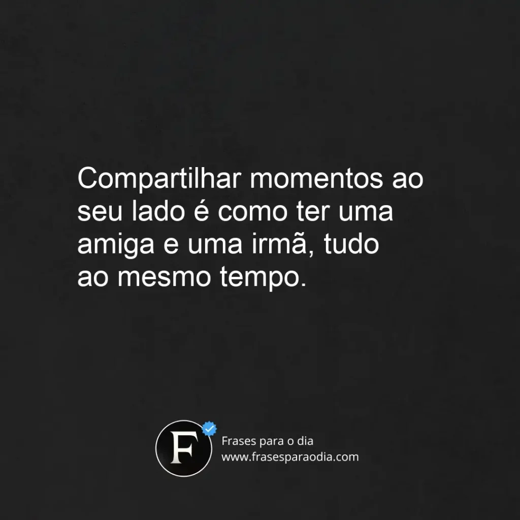 Frases para prima irmã