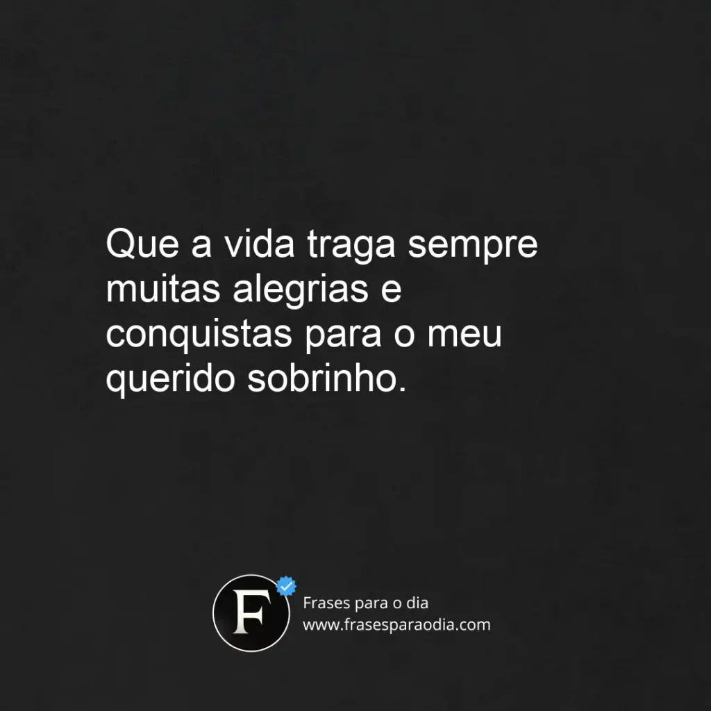 Frases para sobrinhos
