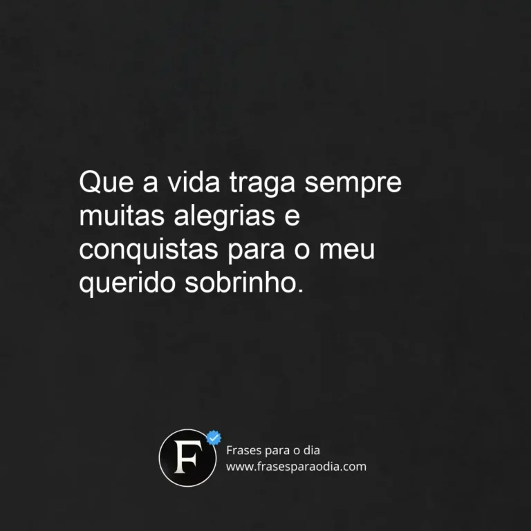 Frases para sobrinhos