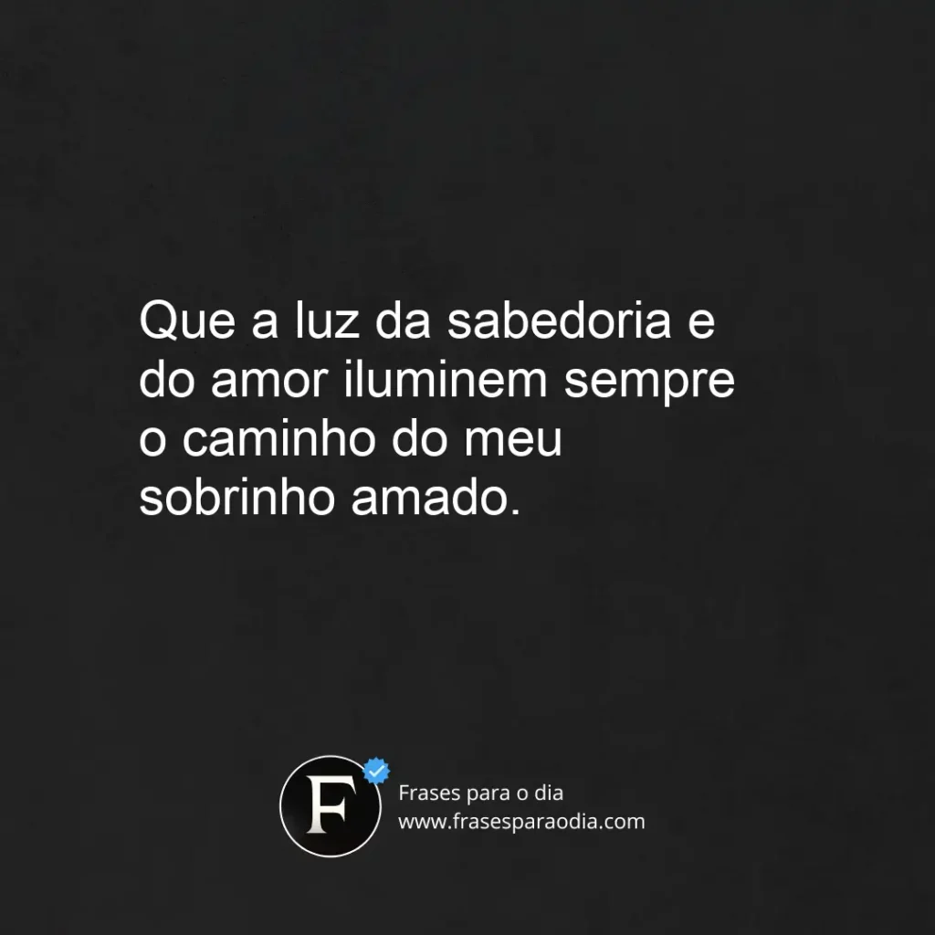 Frases para sobrinhos