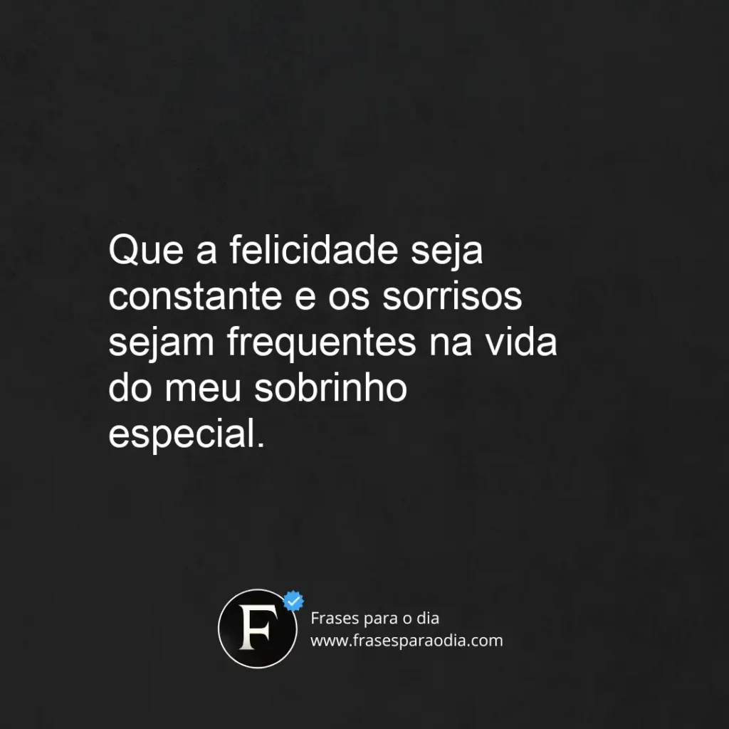 Frases para sobrinhos