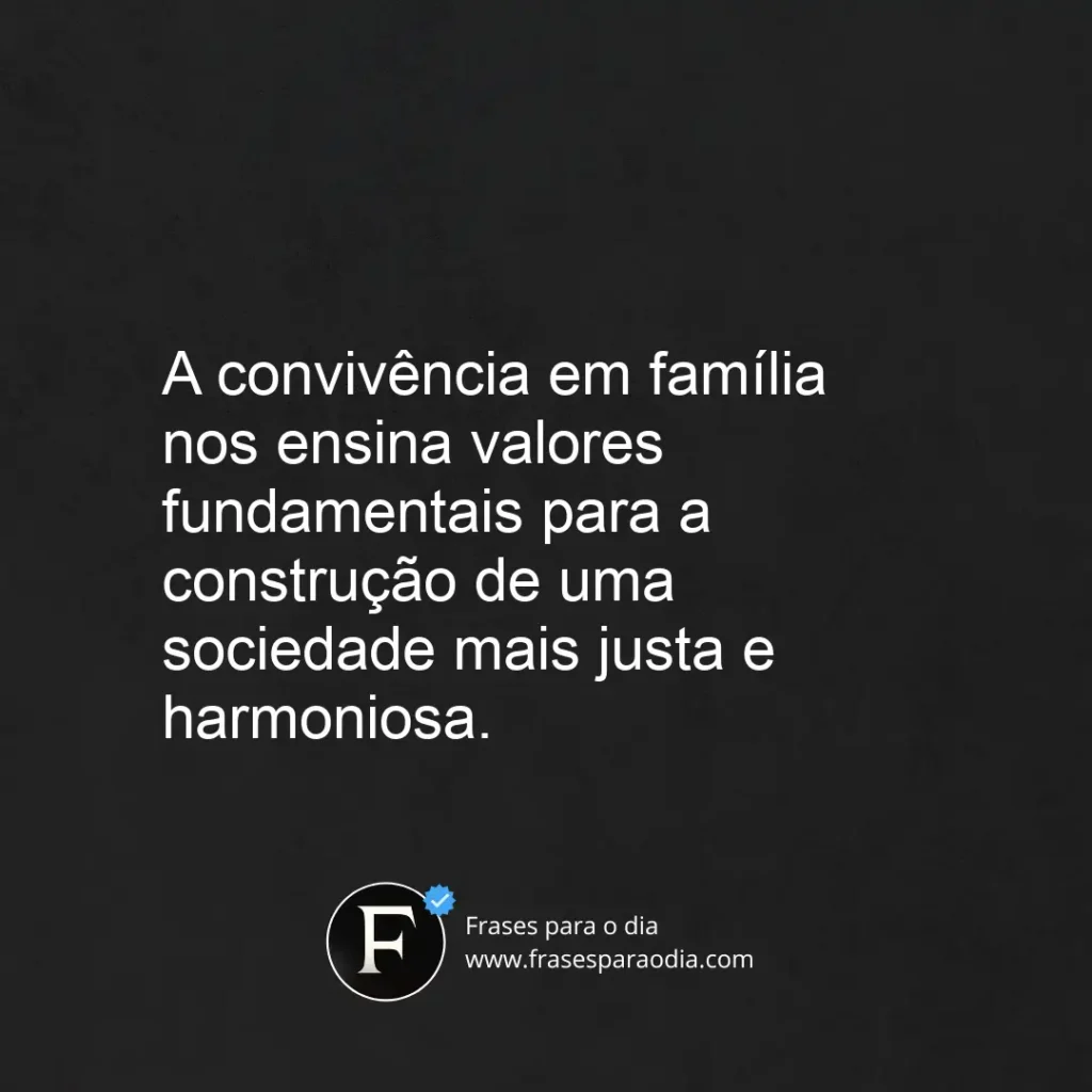 Frases sobre a importância da familia