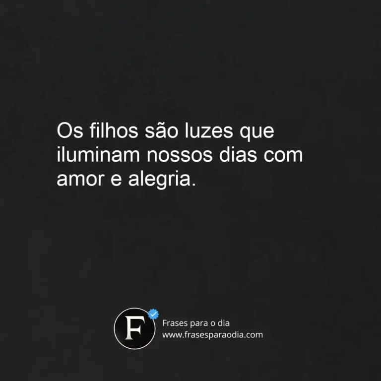 Frases sobre filhos