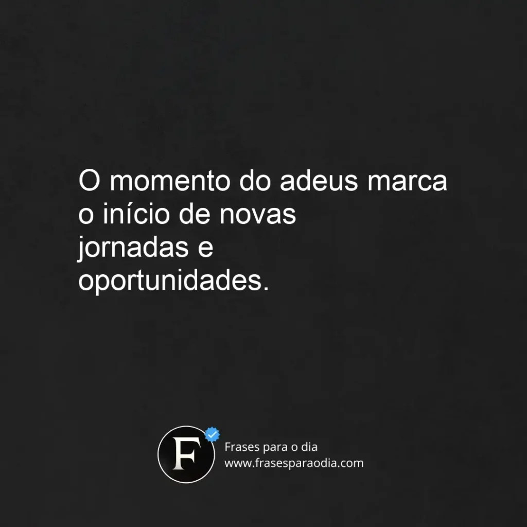 Frases de adeus
