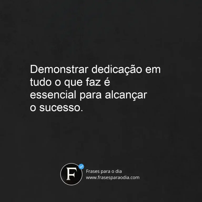 Frases de dedicação