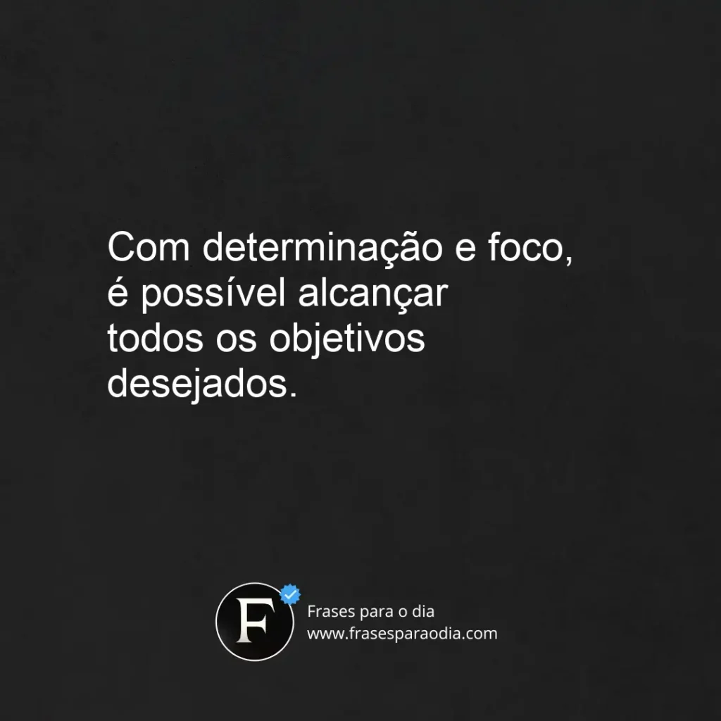 Frases de determinação