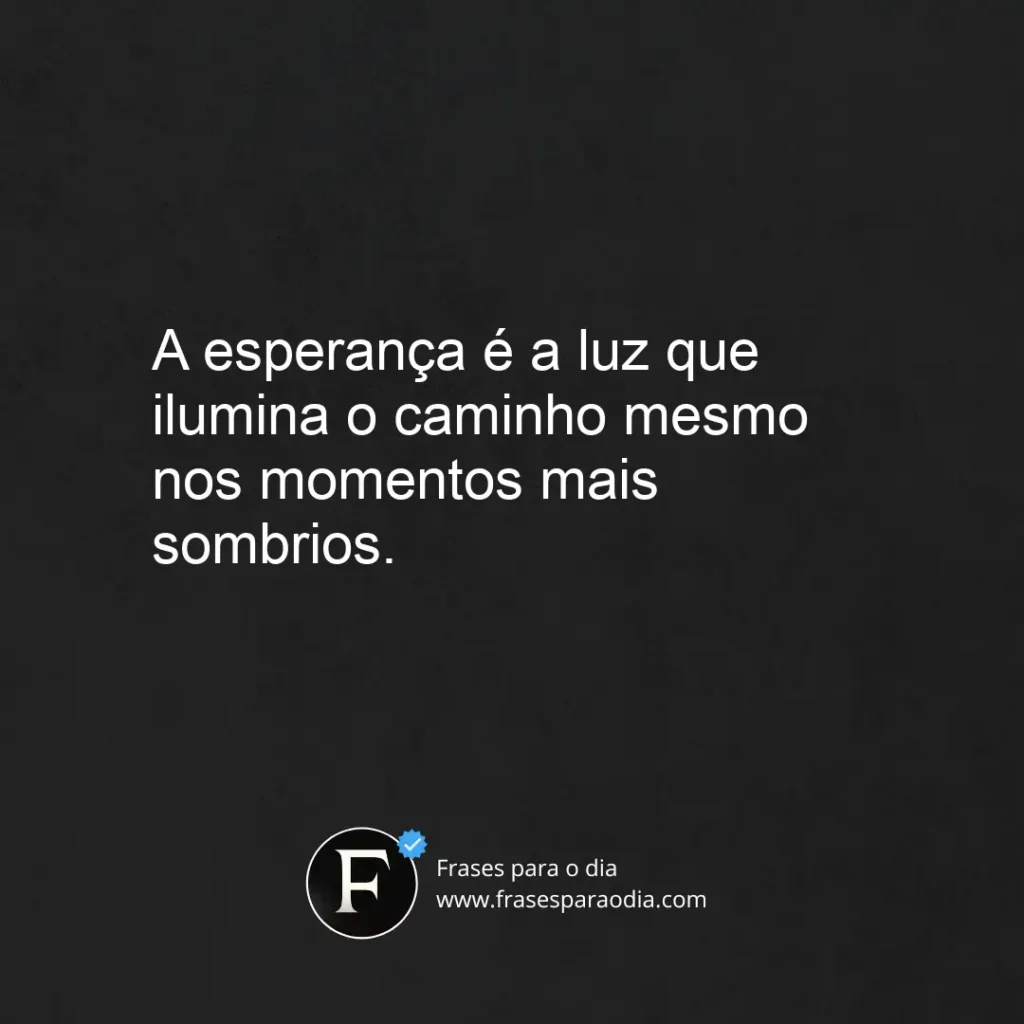 Frases de esperança