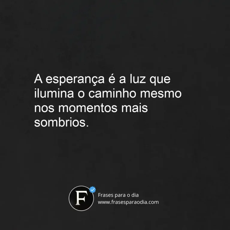 Frases de esperança